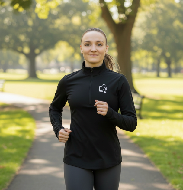 Alpha Femme-Zip Pullover